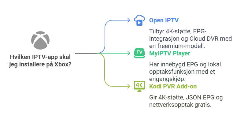 Slik setter du opp IPTV pa Xbox visual selection
